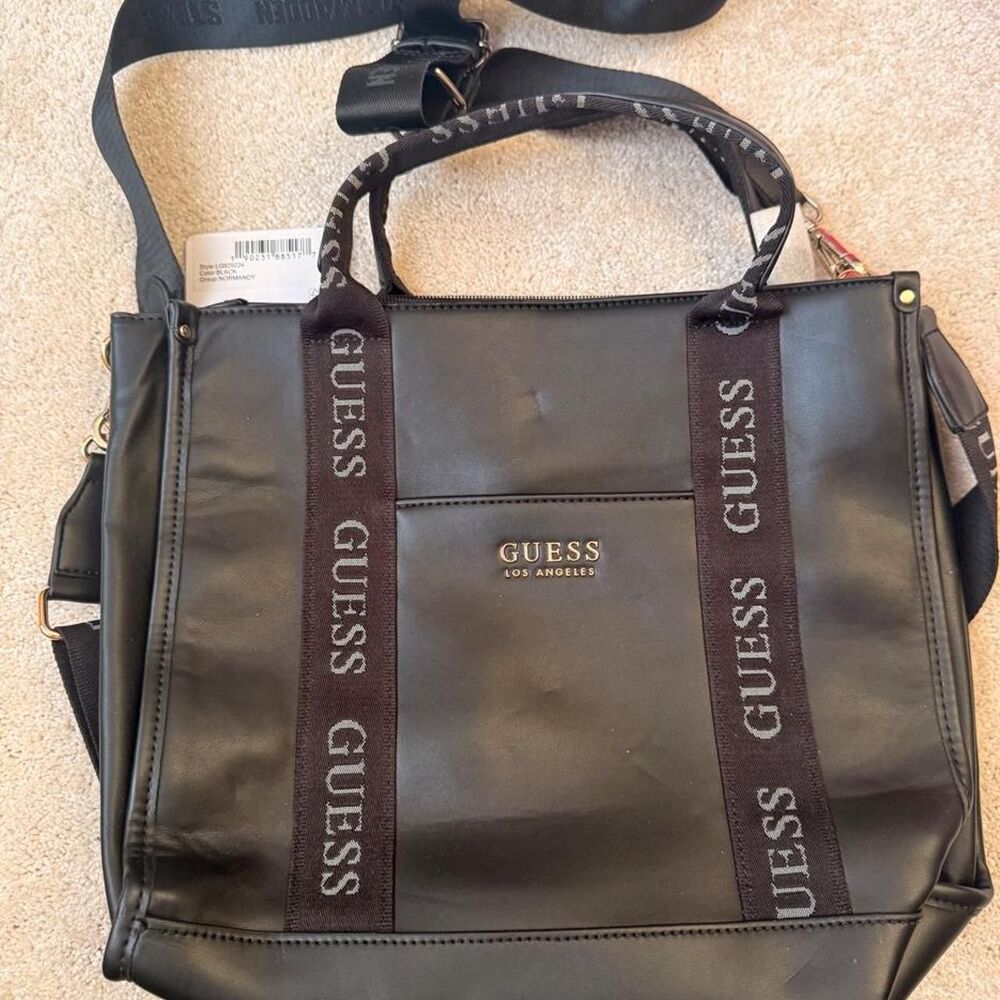 Guess Women's Black and Brown Bag